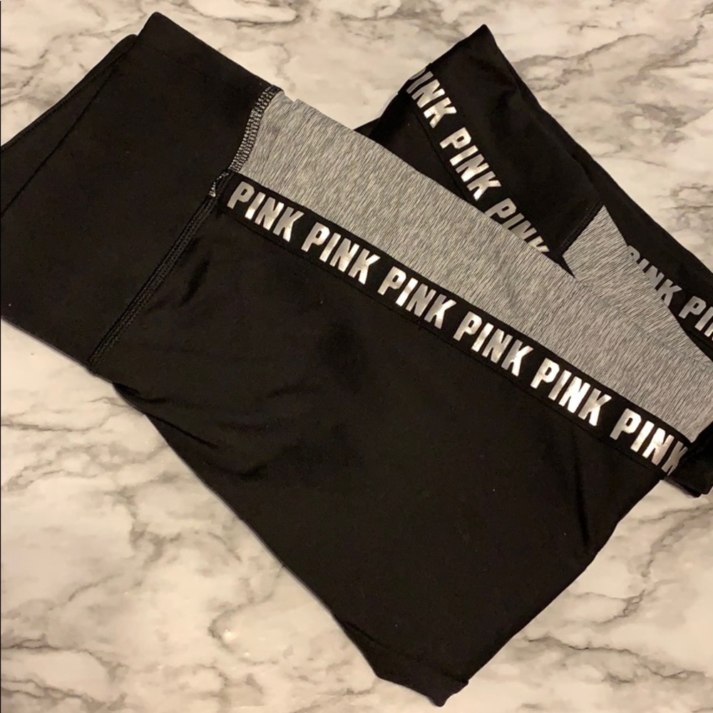pink fleece leggings